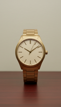 Brushed Brass Heritage Timepiece