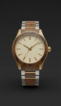 Aged Oak Automatic Classic Timepiece