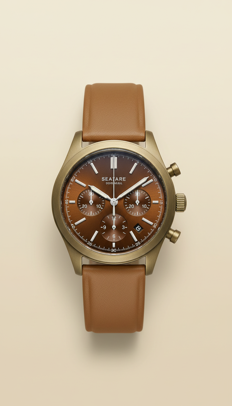 Chestnut Chronograph With Subdials
