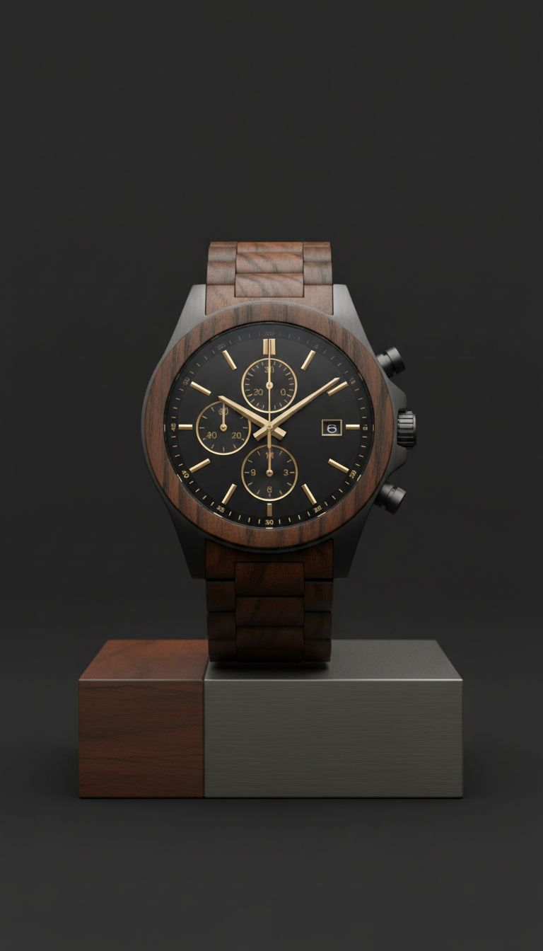 Midnight Oak Chronograph With Blackwood
